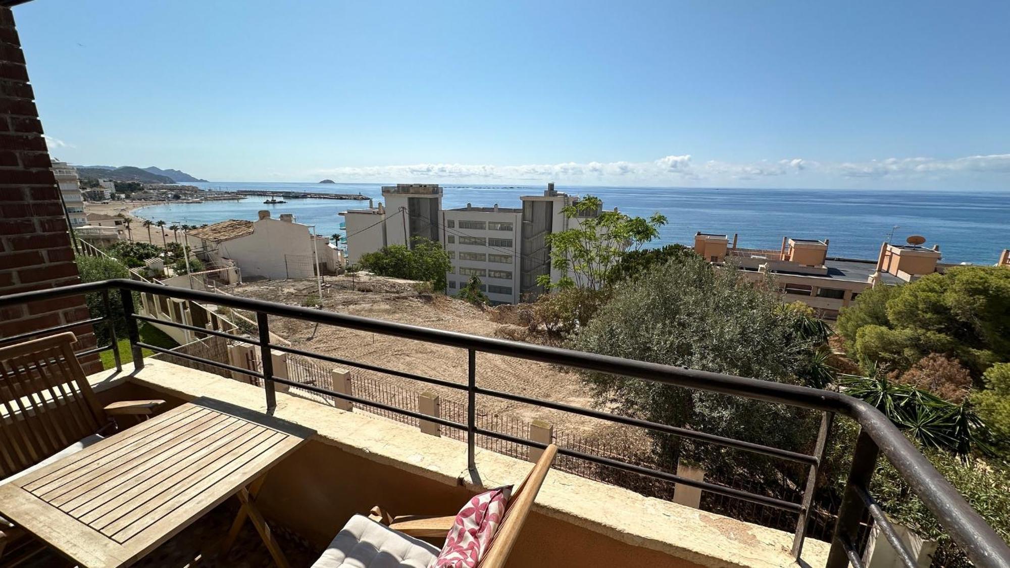 Pv20B, Amplio Apartamento Centrico, 50 Mt De La Playa Y Vistas Al Mar Villajoyosa Kültér fotó