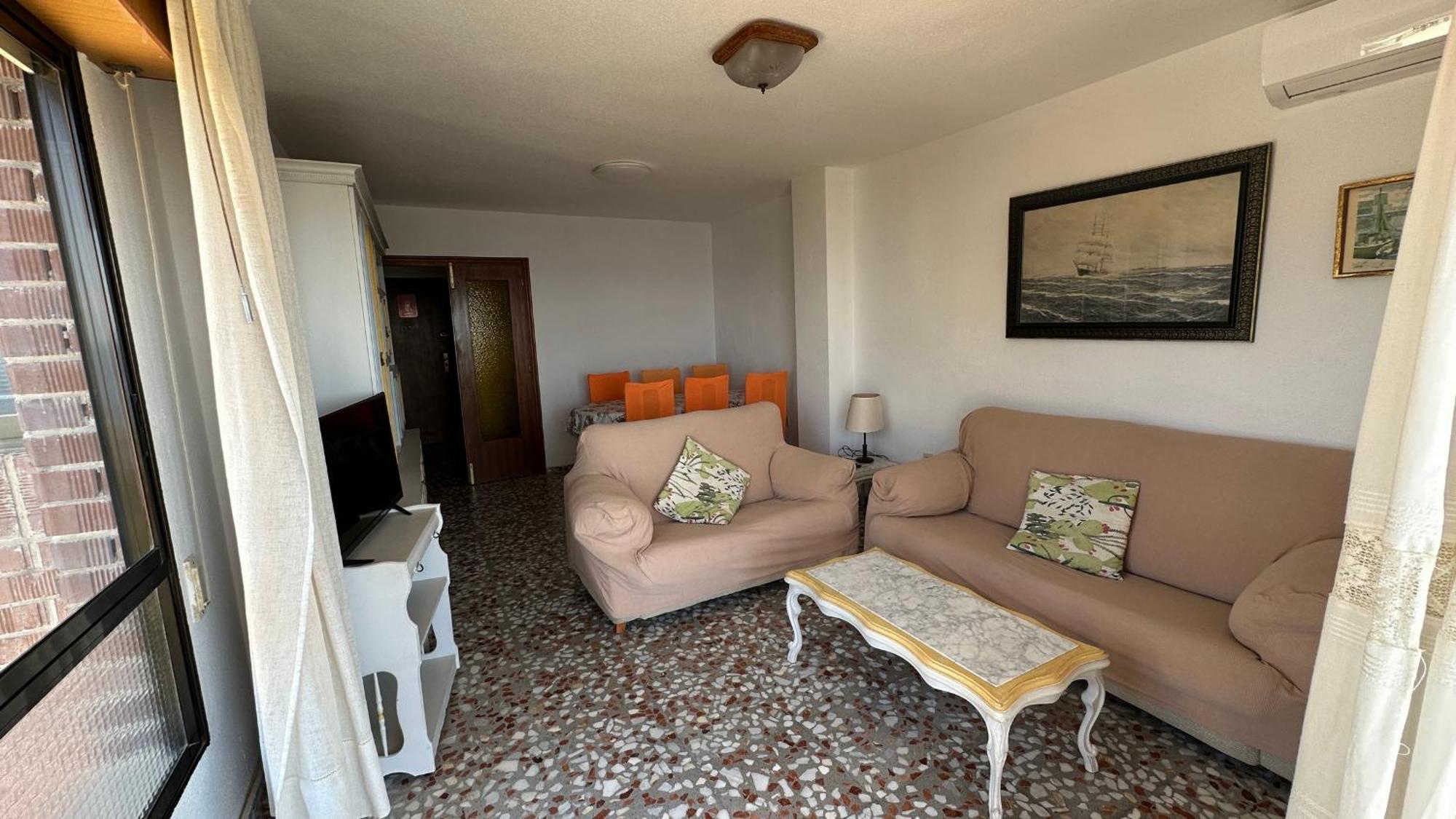 Pv20B, Amplio Apartamento Centrico, 50 Mt De La Playa Y Vistas Al Mar Villajoyosa Kültér fotó